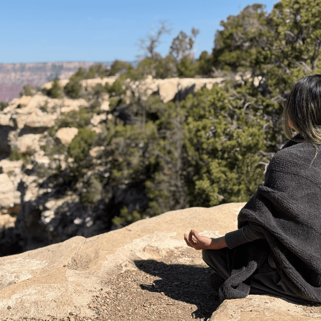 Sky in Yoga pose at Grand Canyon. #site_title