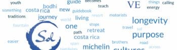 Sol Hot Yoga retreat to Costa Rica word cloud